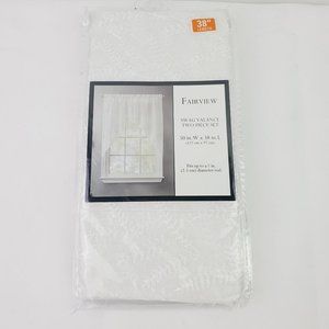 Fairview Swag Valance Two Piece Set 50" W x 38" L